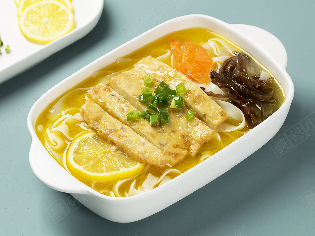 智能烹飪機檸檬金湯海鮮河粉