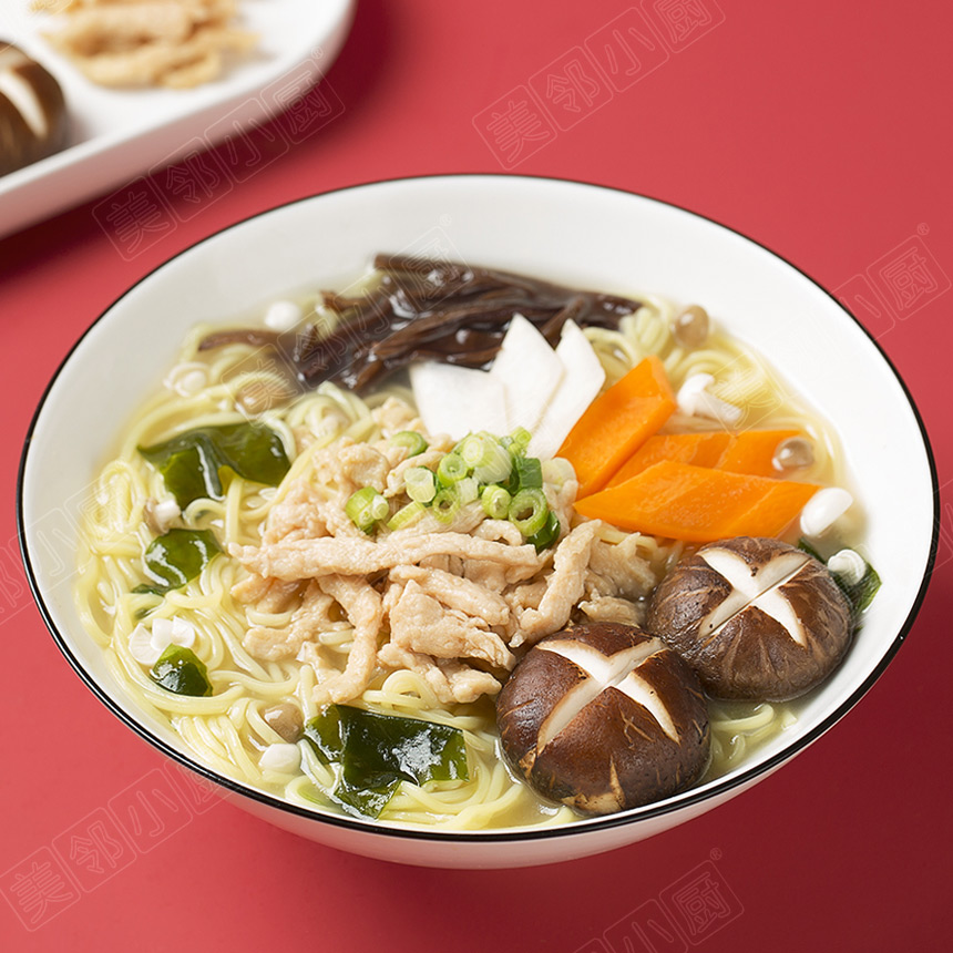 無人售賣機(jī)菌湯雞絲面